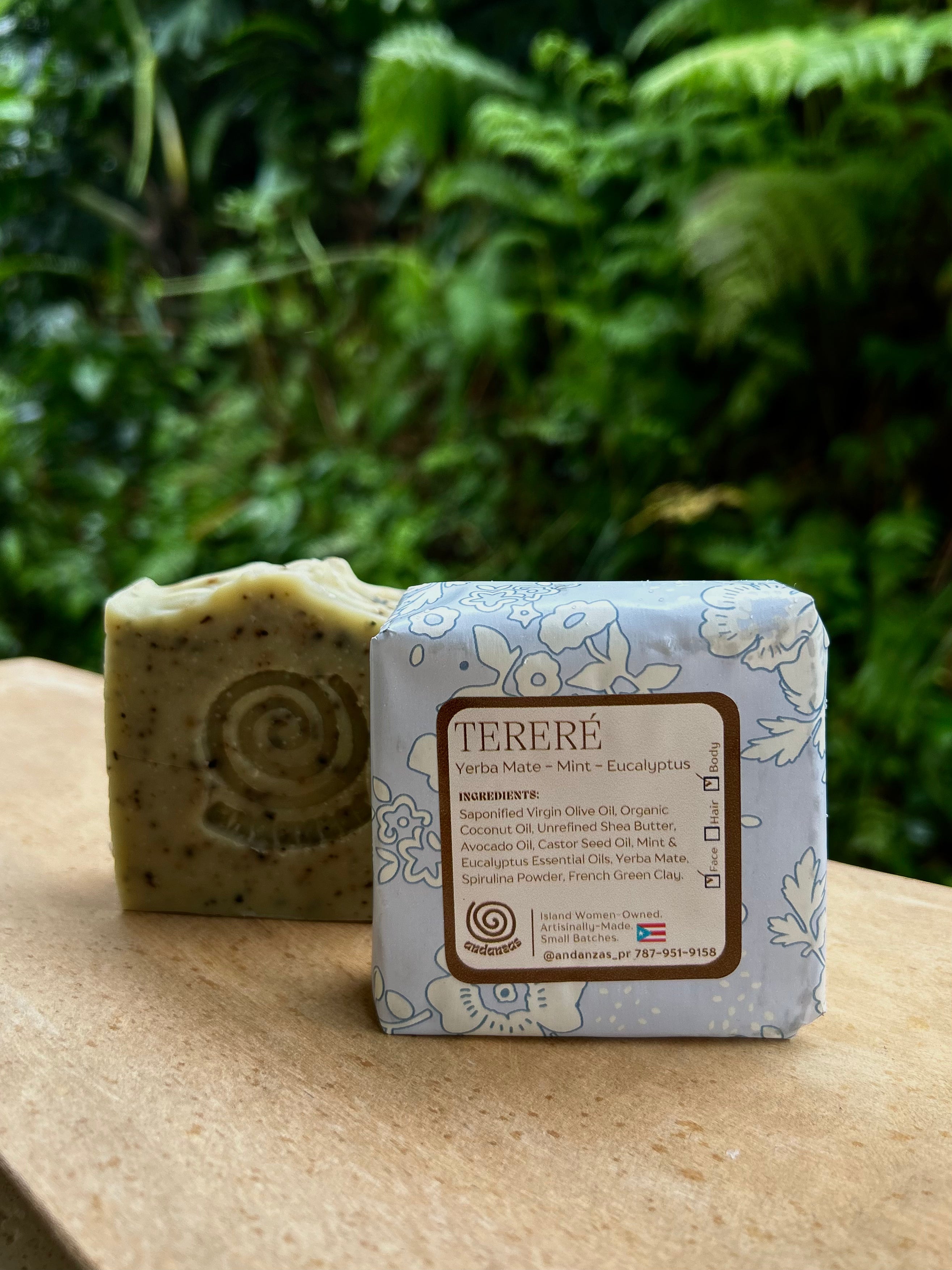 Tereré Mint-Eucalyptus Yerba Mate Natural Soap