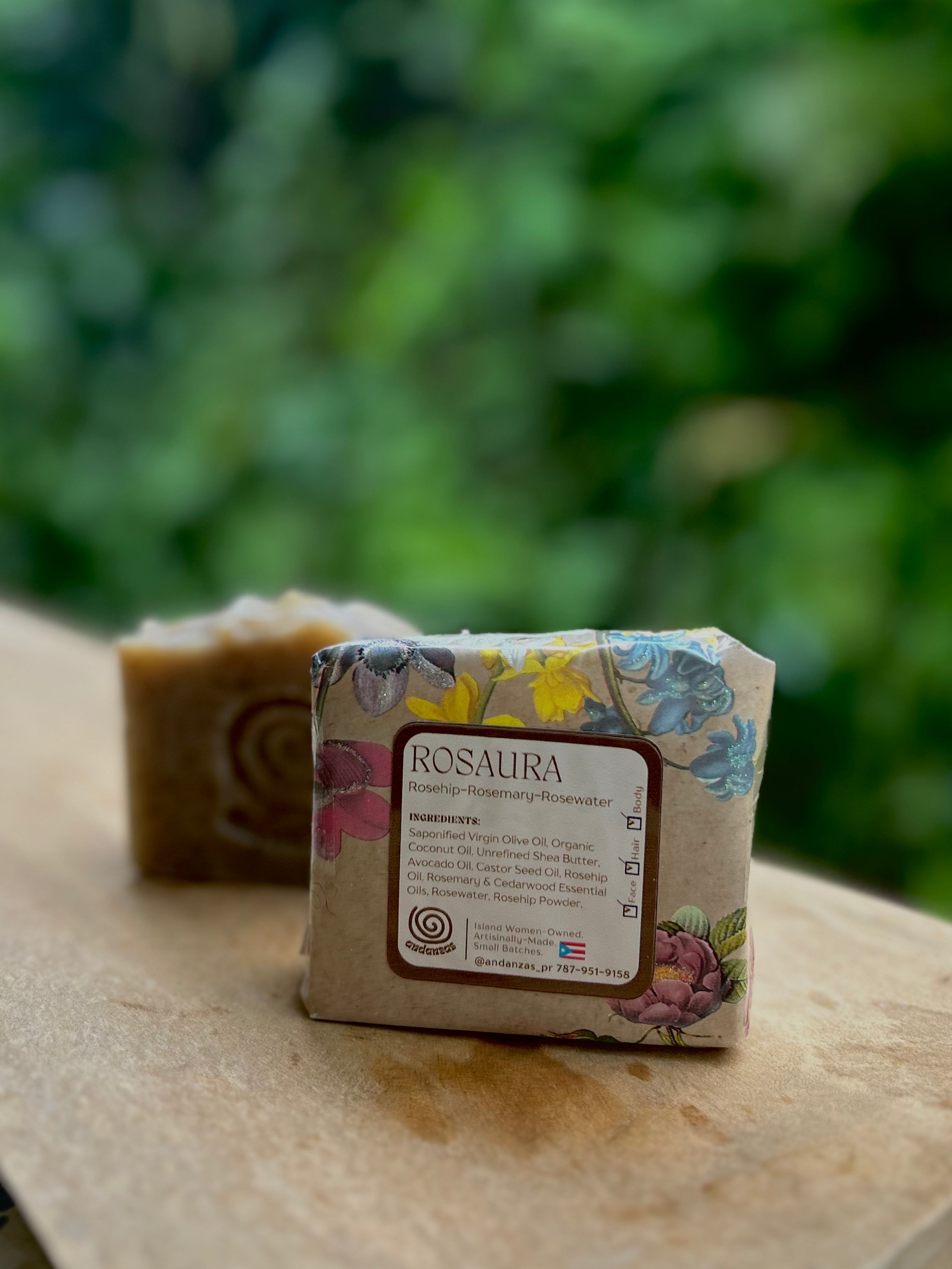 Rosaura Rosehip-Rosemary Natural Soap